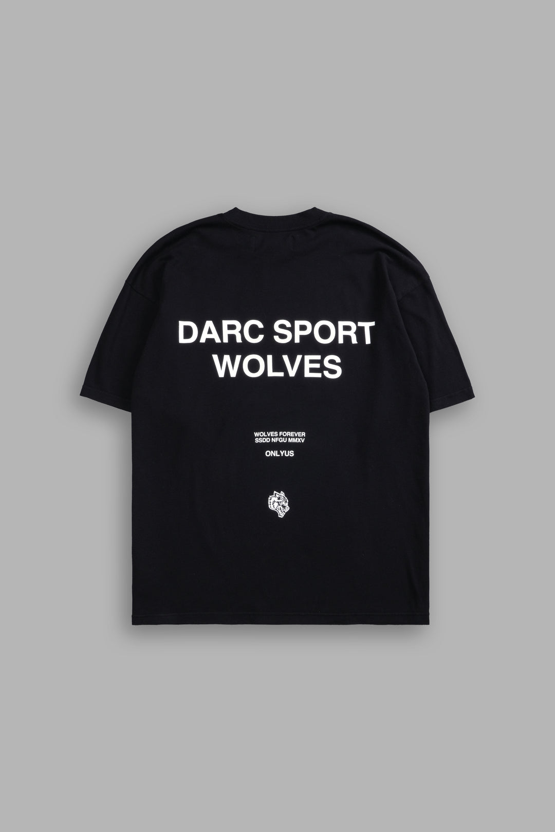 Darc Sport Wolves "Premium" Oversized Tee in Black