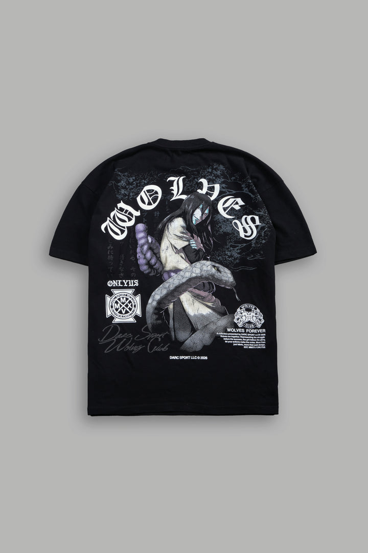 Orochimaru Premium Oversized Tee in Black
