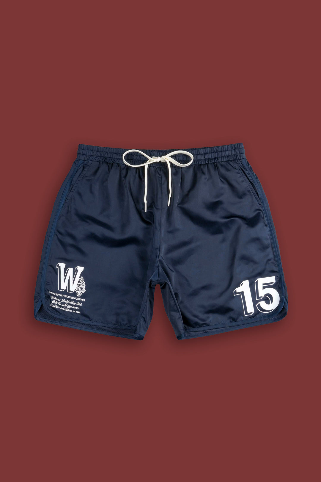Our Stamp Gerard Shorts in Navy