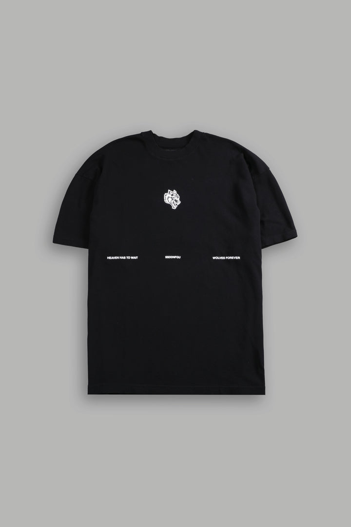 Death Moth Forever "Premium" Oversized Tee in Black
