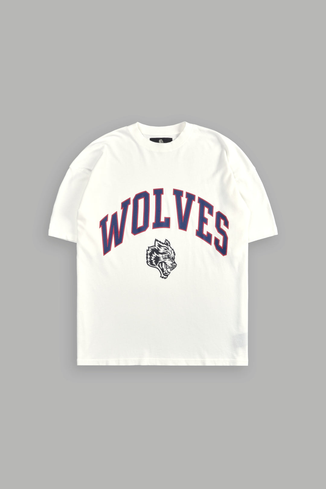 Loyalty "Premium" Oversized Unisex Tee in Cream/Maroon