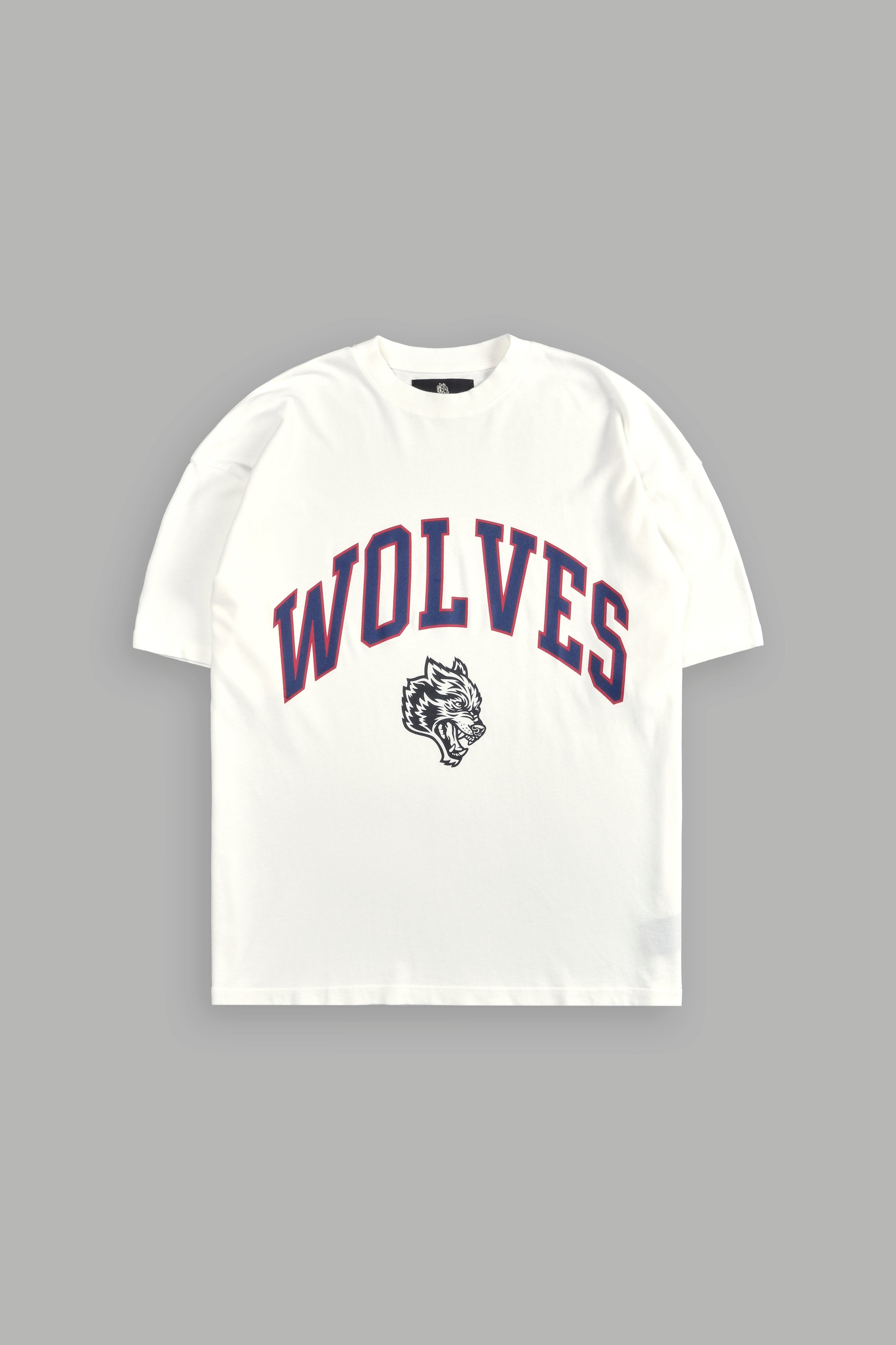 Loyalty "Premium" Oversized Unisex Tee in Cream/Maroon