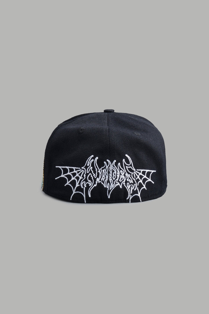 Nuestra Senora Fitted Cap In Black