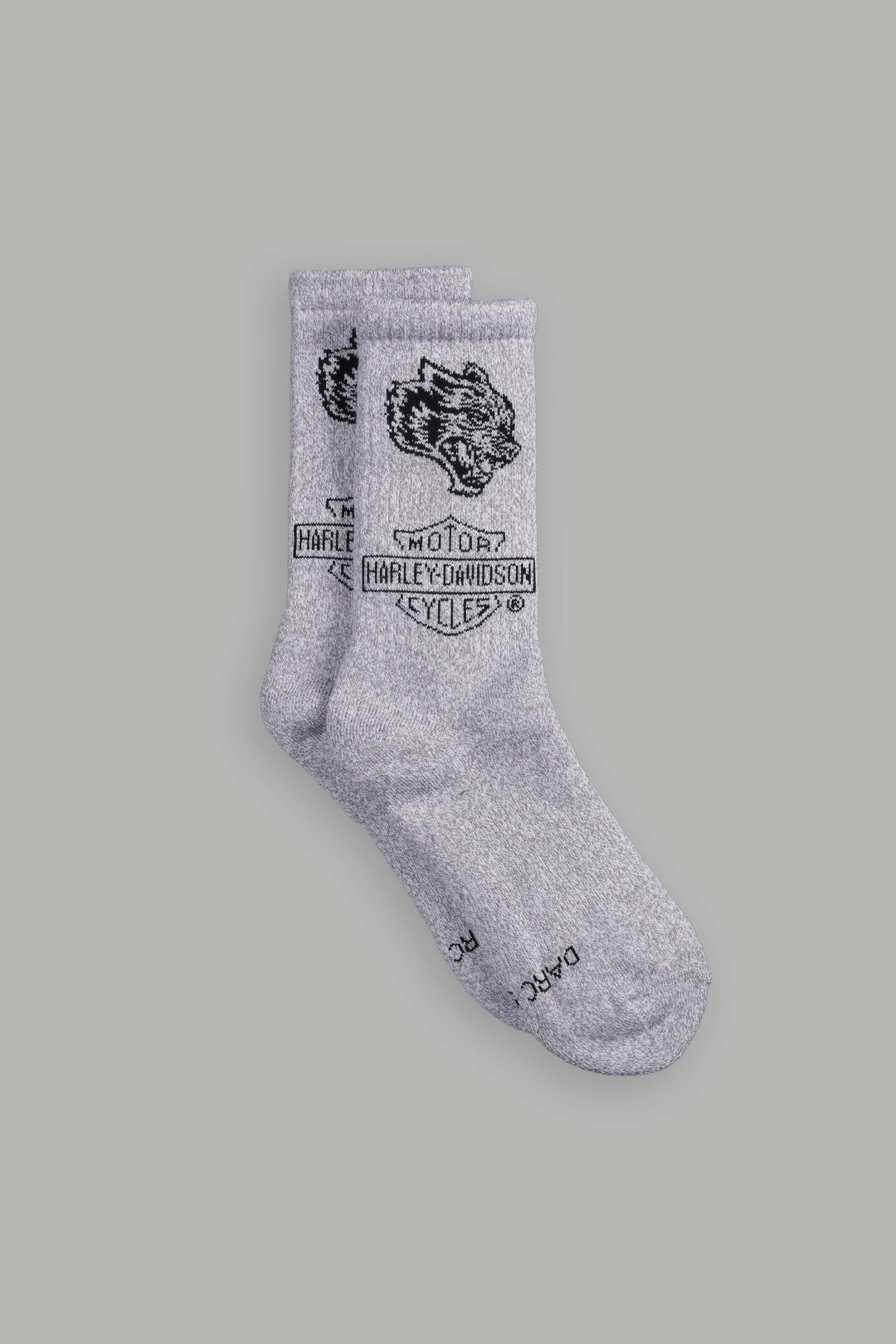 Darc Sport X Harley-Davidson Classic Socks in Heather Gray