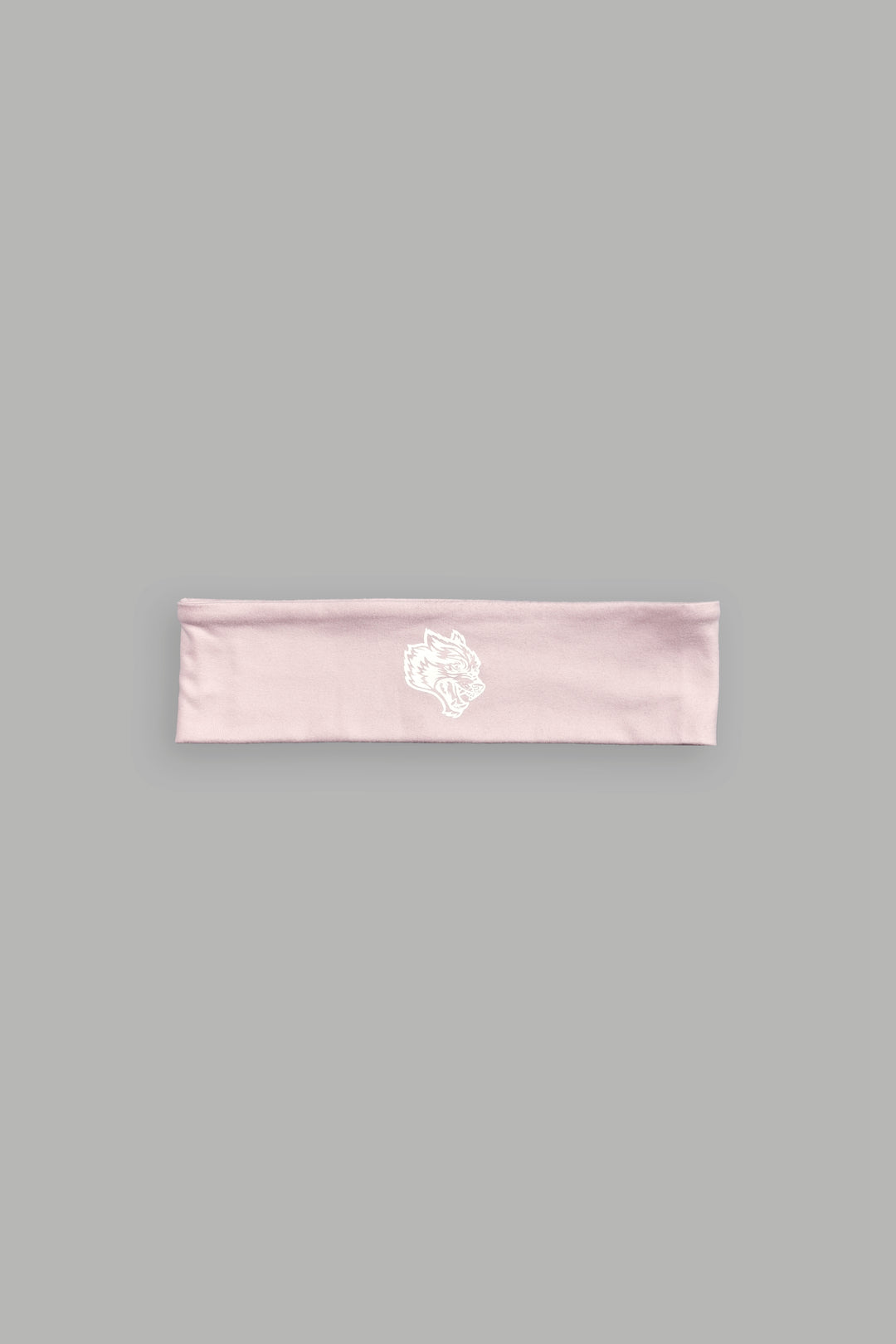 Wolf Head Wide Headband in Warm Blush