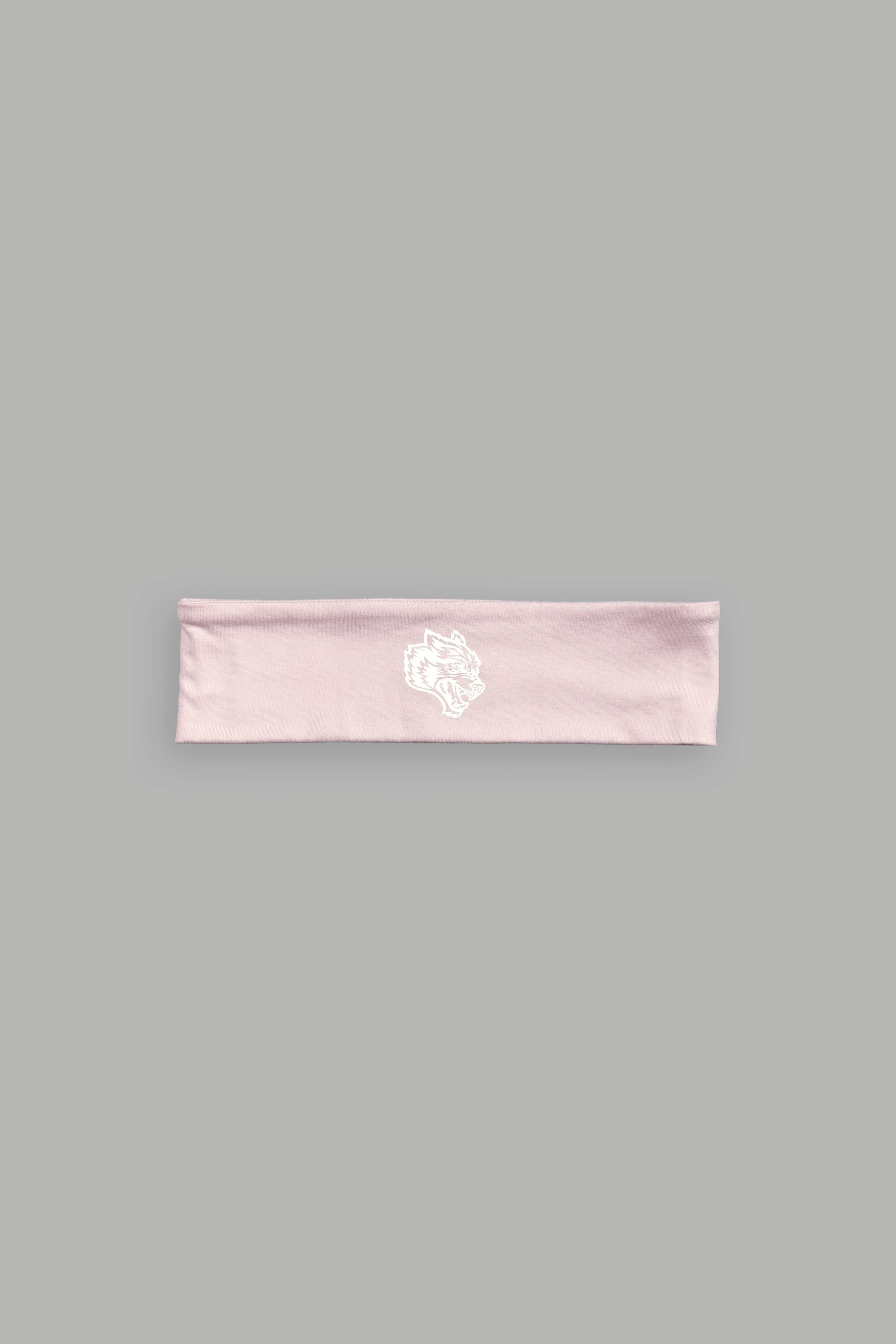 Wolf Head Wide Headband in Warm Blush