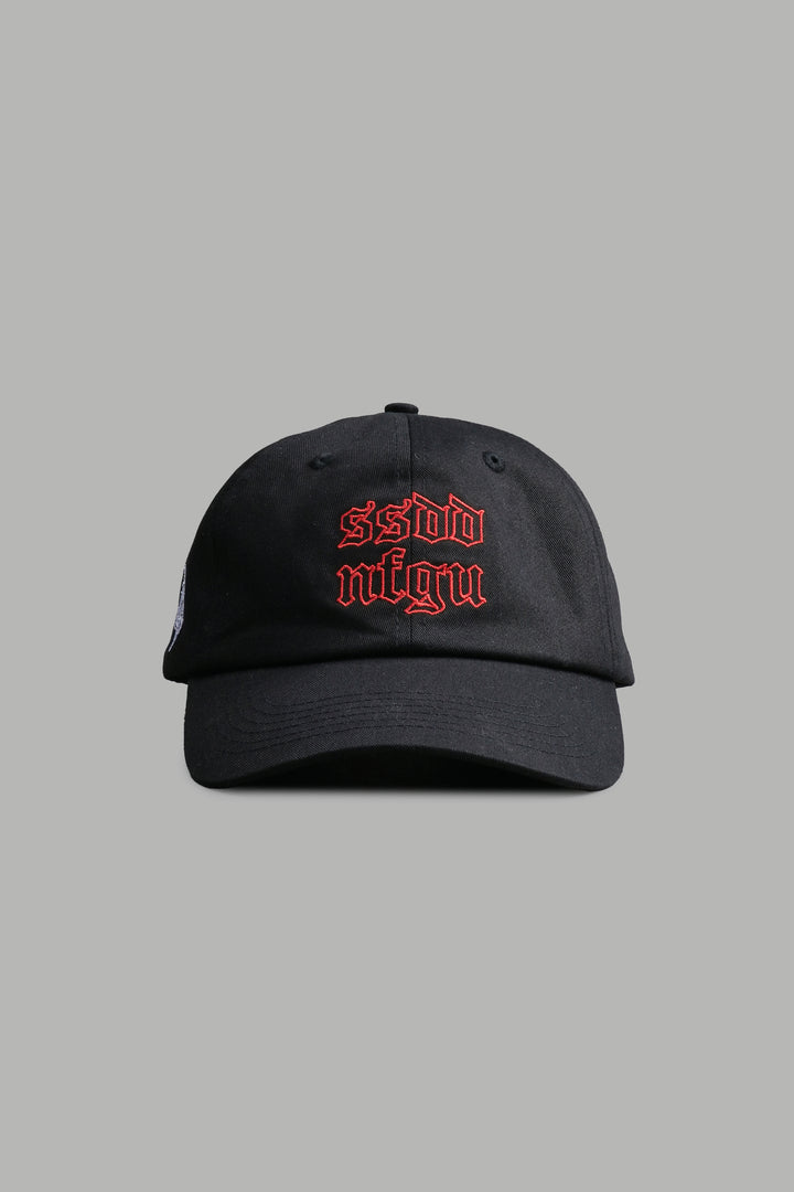 SSDDNFGU Wolf Dad Hat V2 in Black