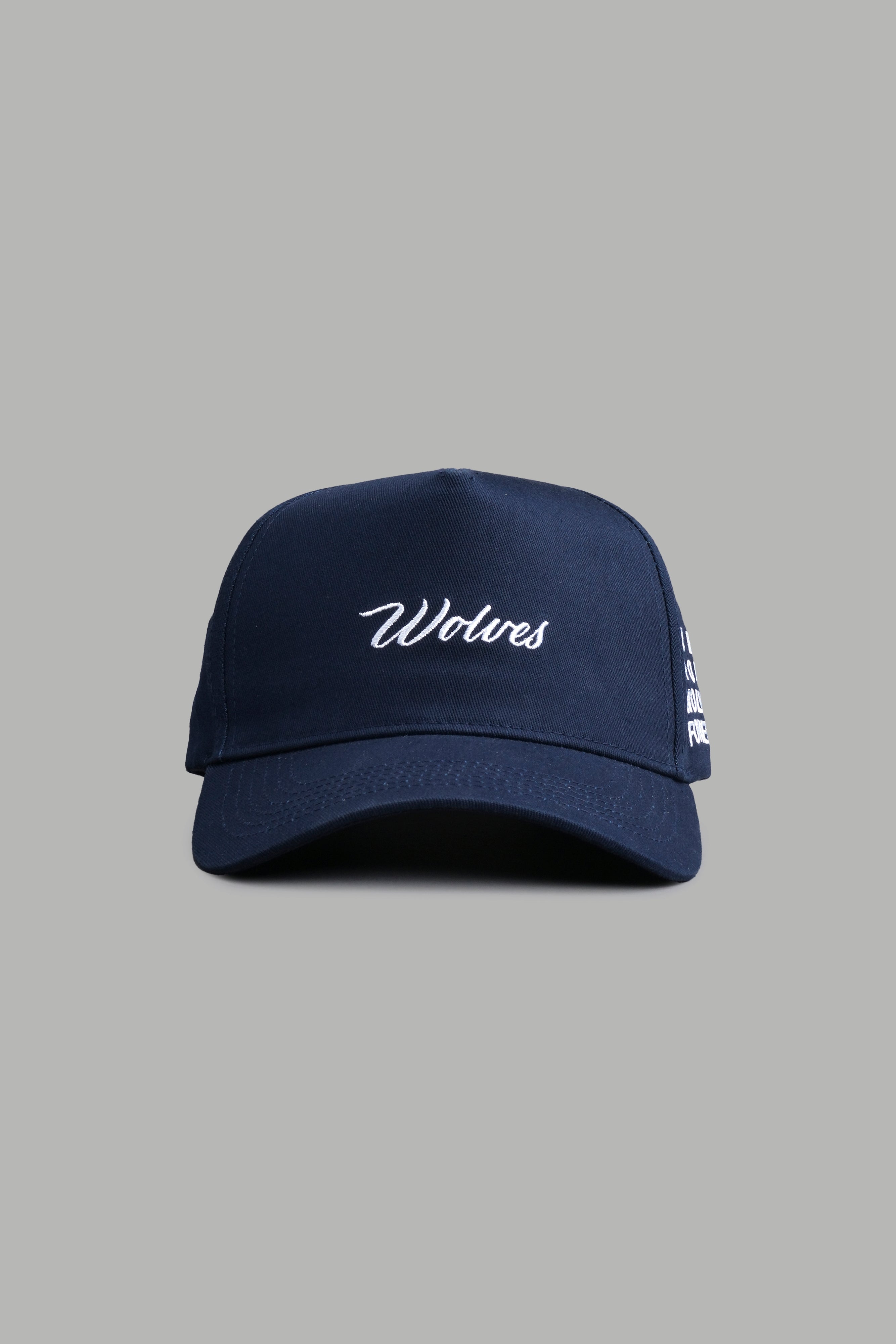 Wolves Cursive 5 Panel Hat in Darc Blue – DarcSport