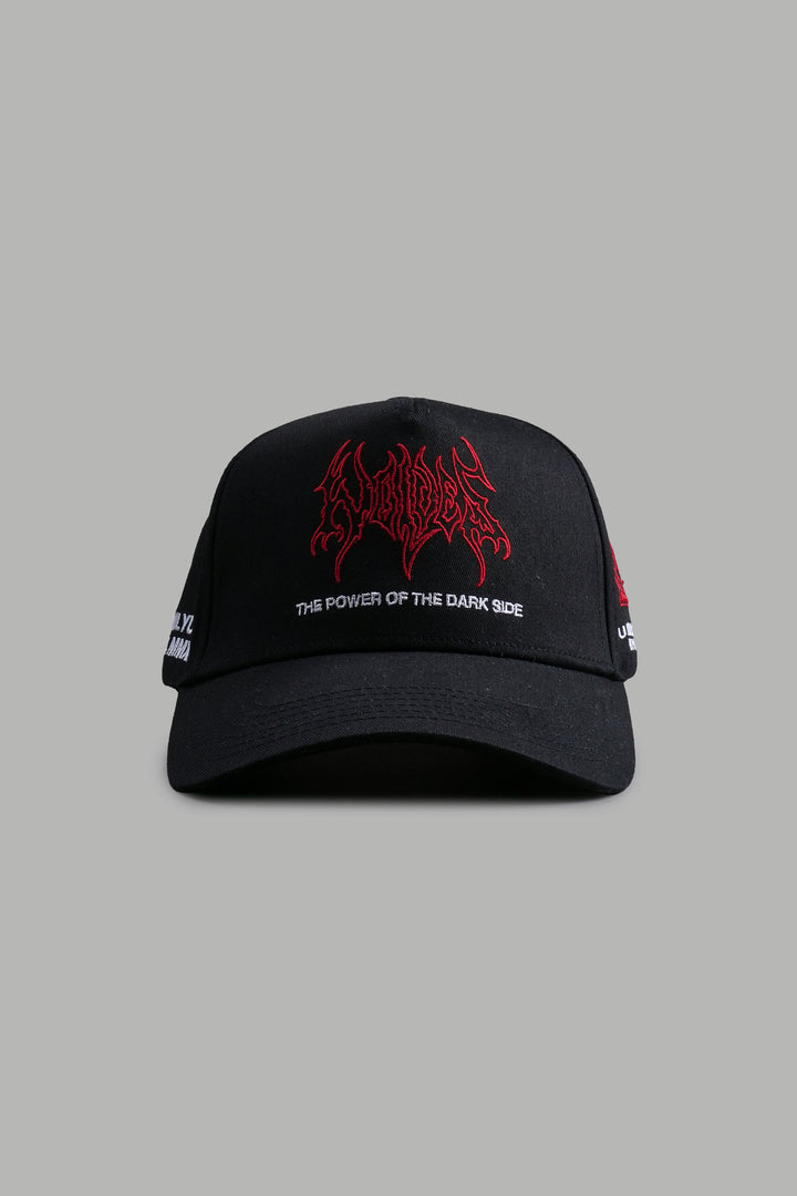 The Power Of The Dark Side 5 Panel Hat in Black