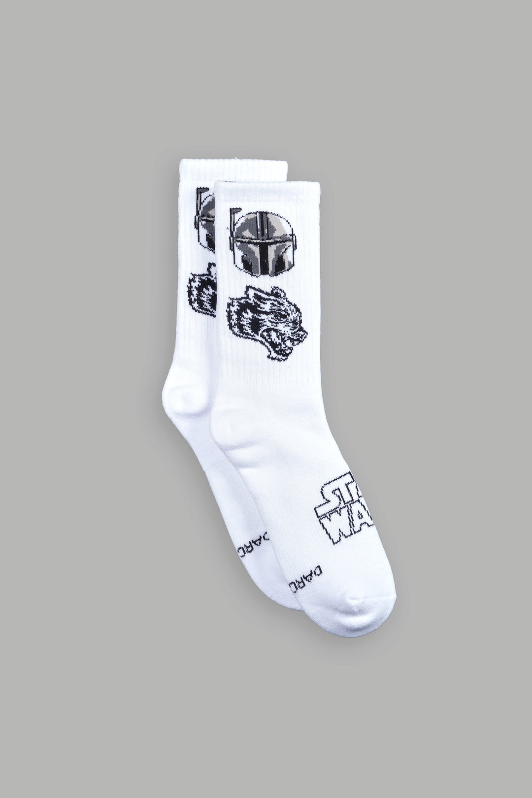 Big Wolf Boba Fett Classic Socks in White