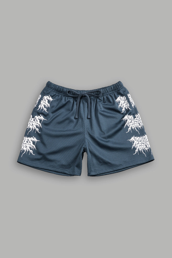 Shadow Mesh Shorts in Darc Blue