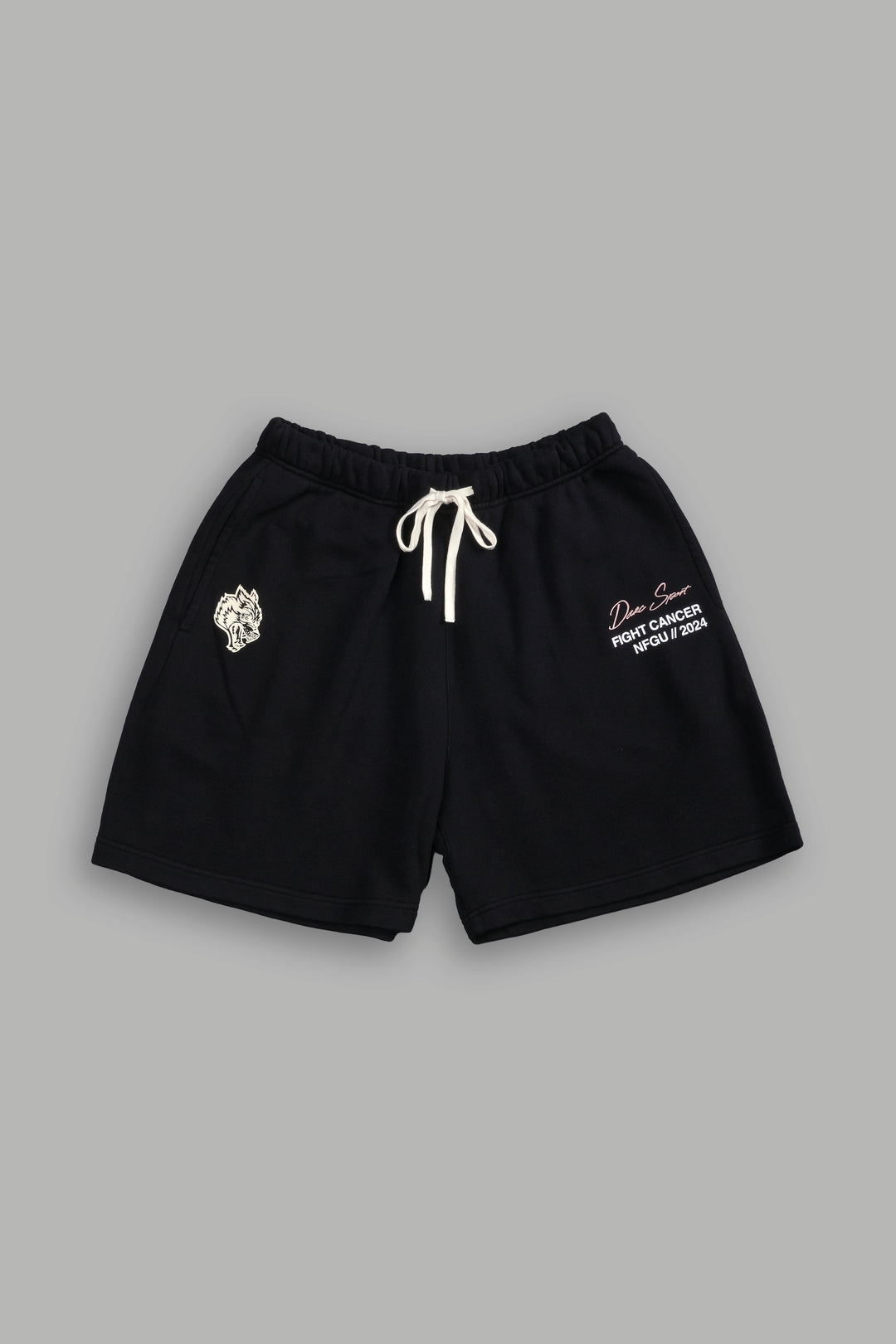 Fight Cancer 2024 Post Lounge Sweat Shorts in Black