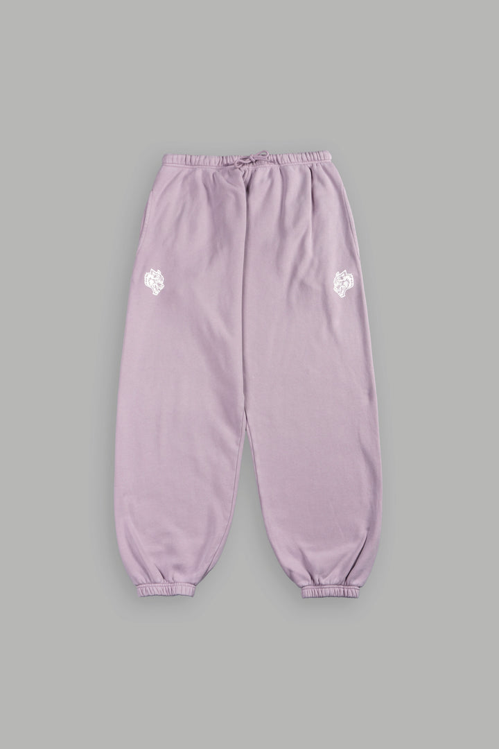 Dual Lightweight Lounger Sweat Pants In Purple Smoke