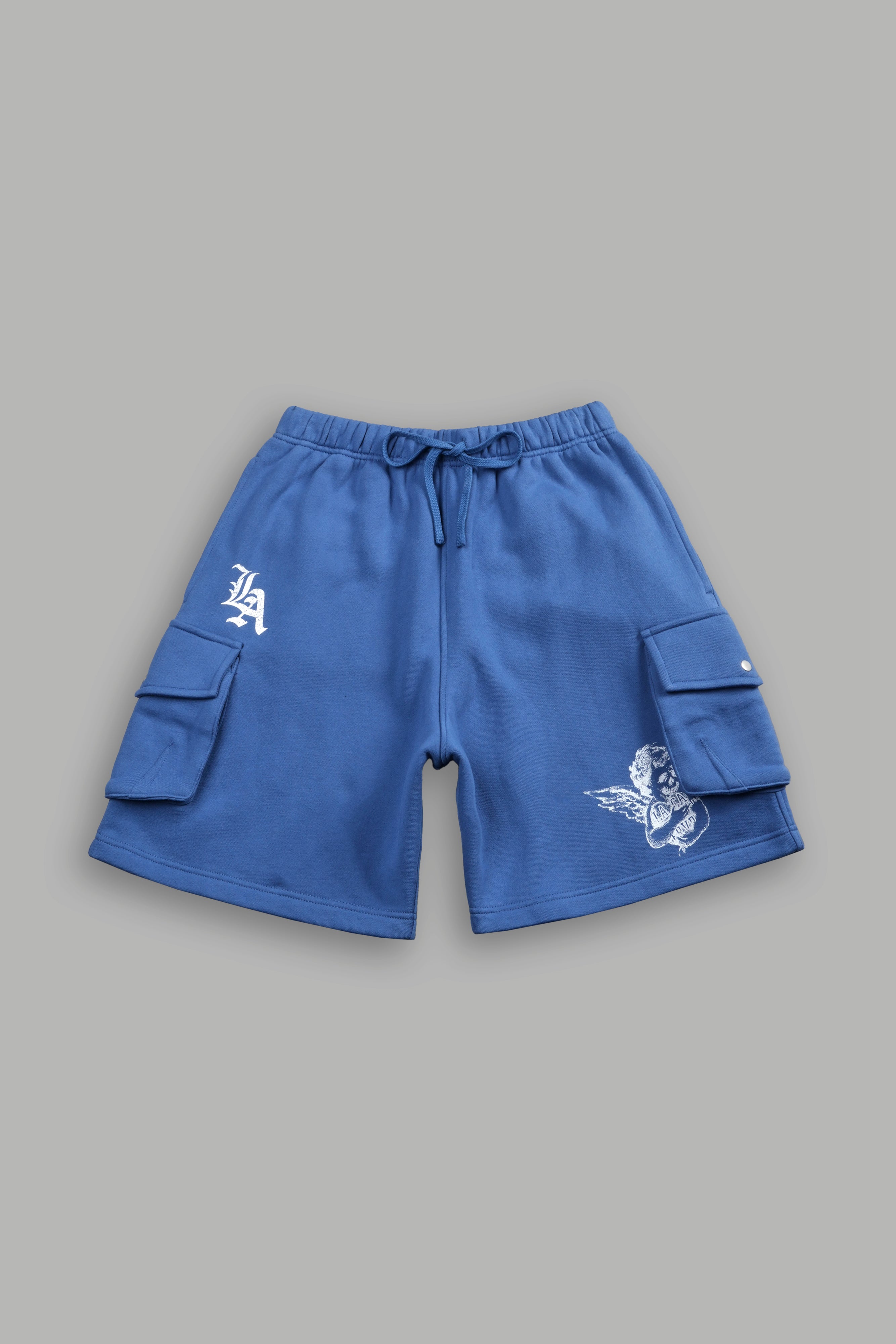 La Ca Frvr Cornell Cargo Sweat Shorts in La Blue – DarcSport