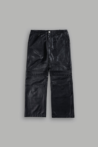 Wolves Chopper McKagan Faux Leather Pants in Black – DarcSport