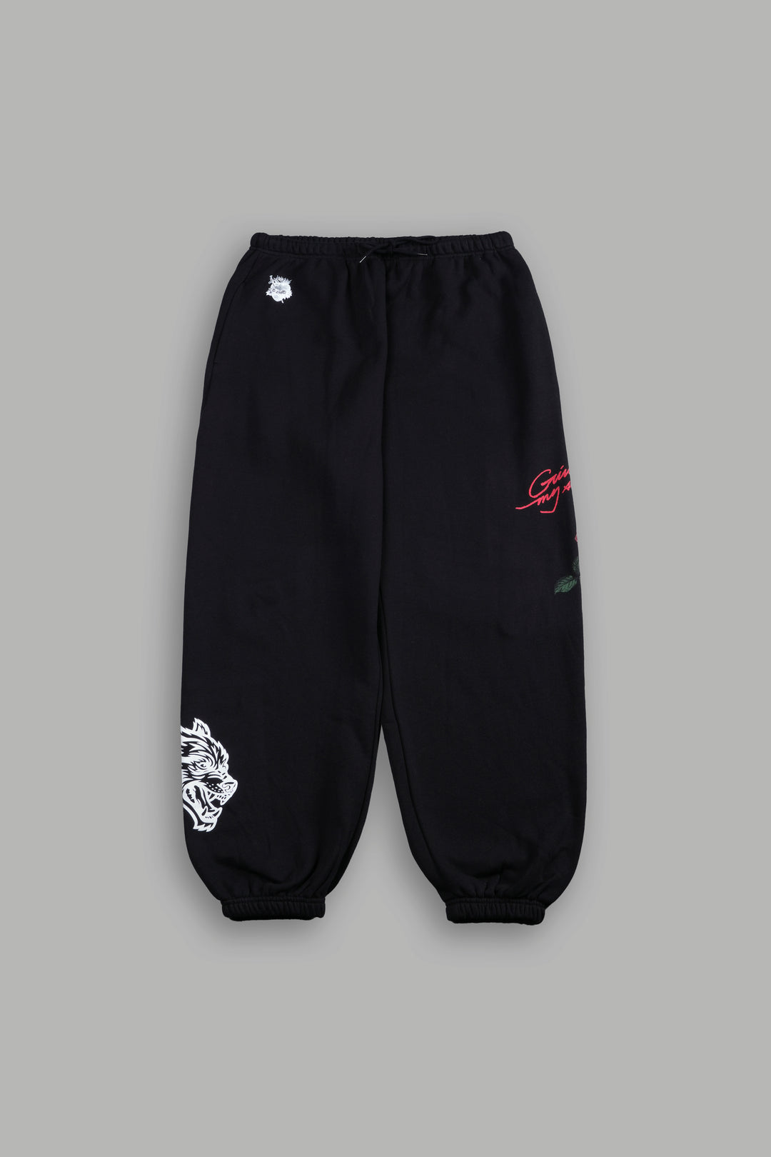 Sin Again Unisex Lightweight Lounger Sweat Pants in Black