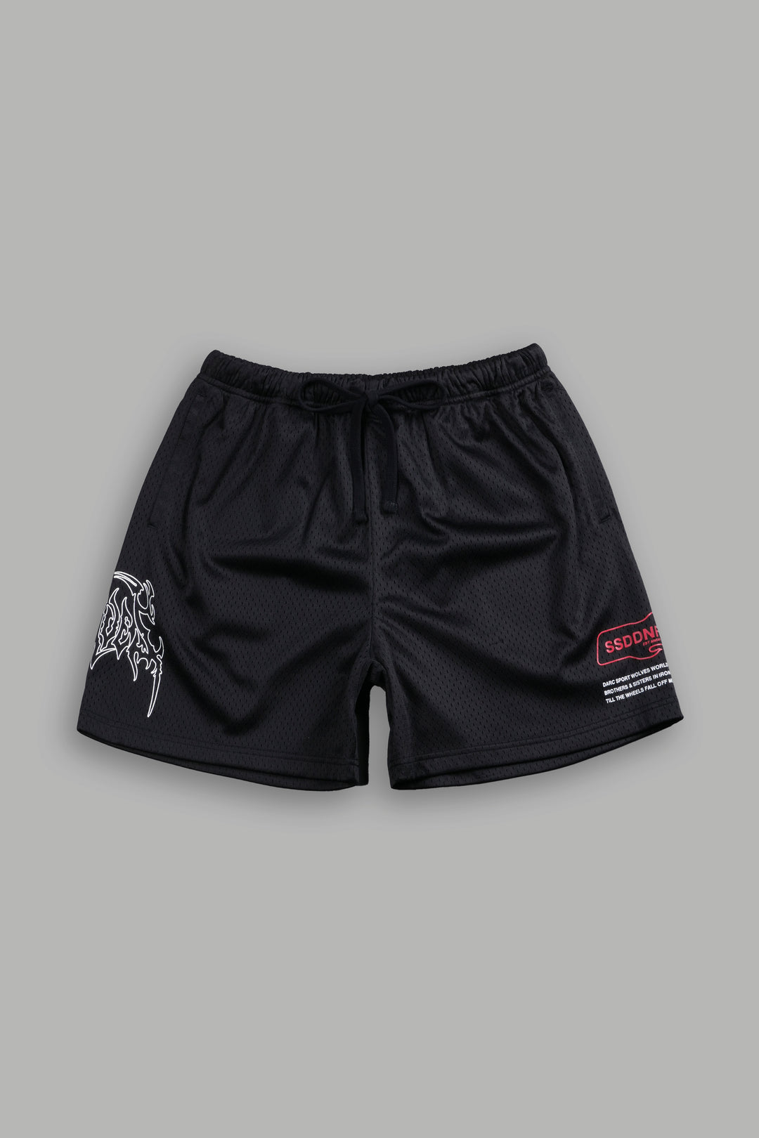 Shadow Hesh Mesh Shorts in Black