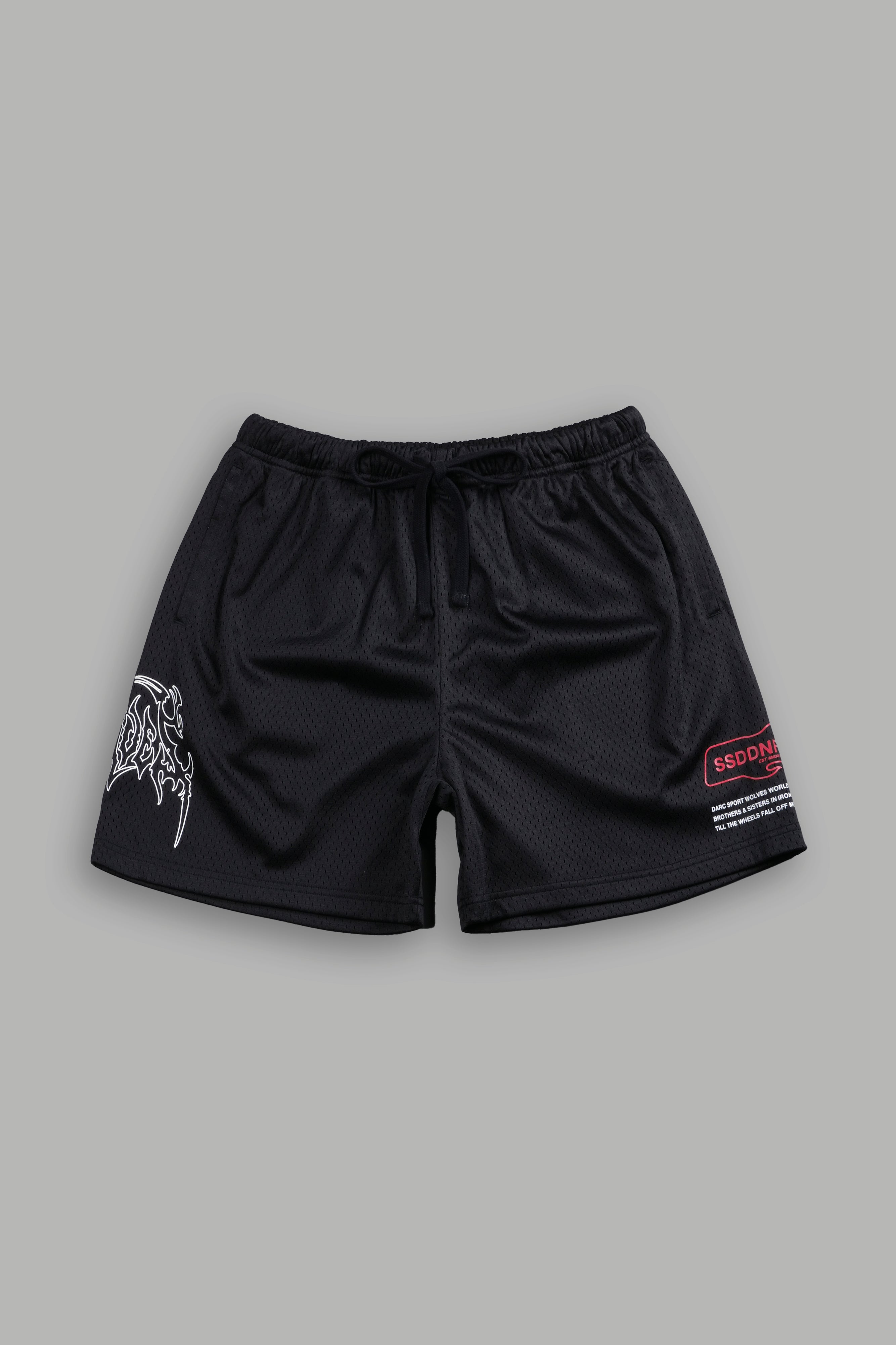 Shadow Hesh Mesh Shorts in Black