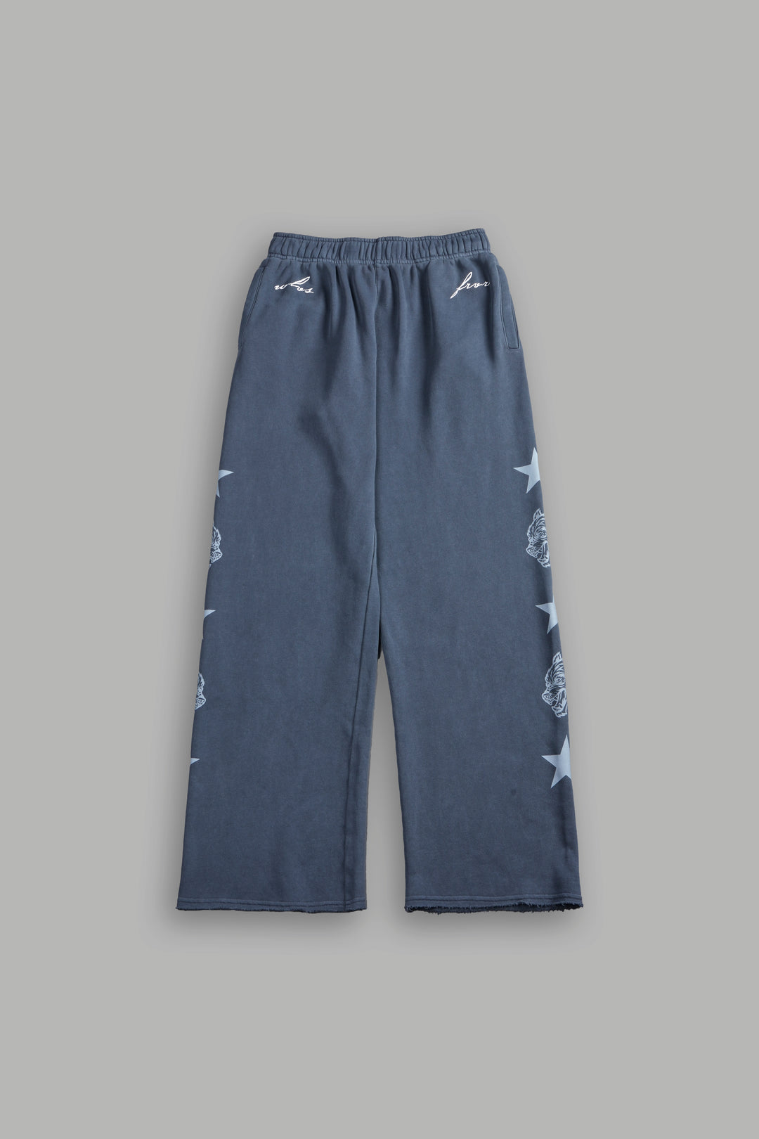Wolf Star Couture Sweats in Darc Blue
