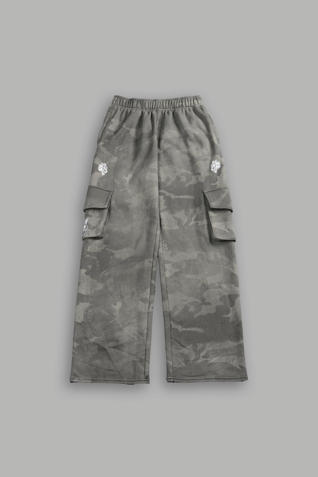 Dual Cherub NFGU Big Cozy Sweats in Lush Vintage Woodland Camo