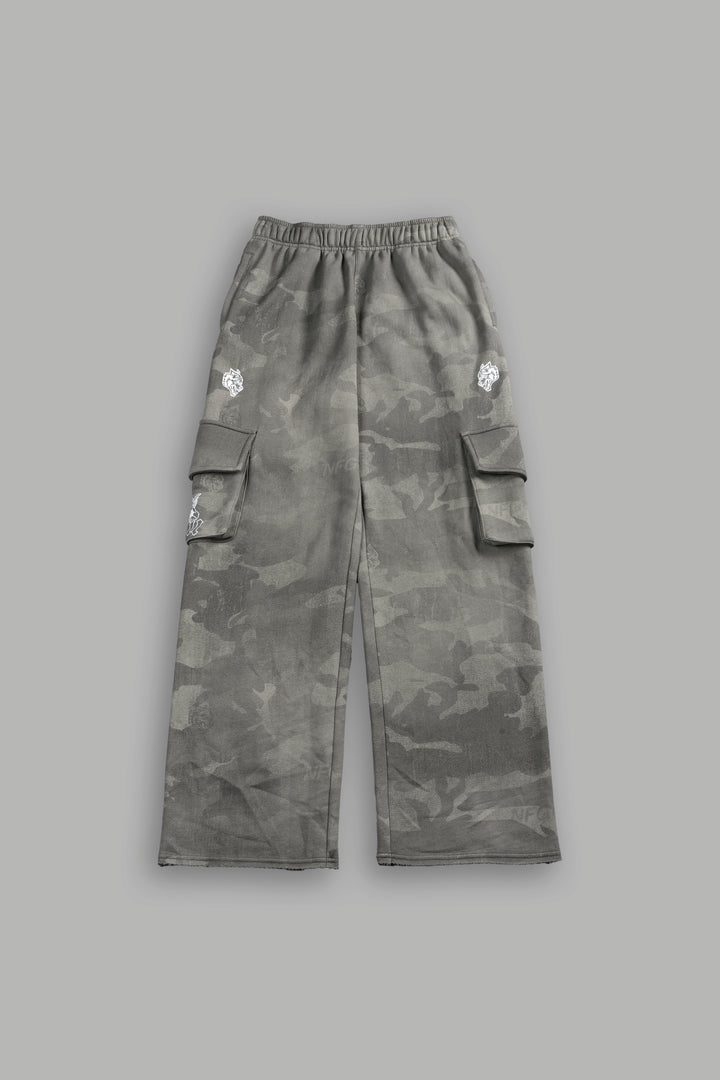 Dual Cherub NFGU Big Cozy Sweats in Lush Vintage Woodland Camo
