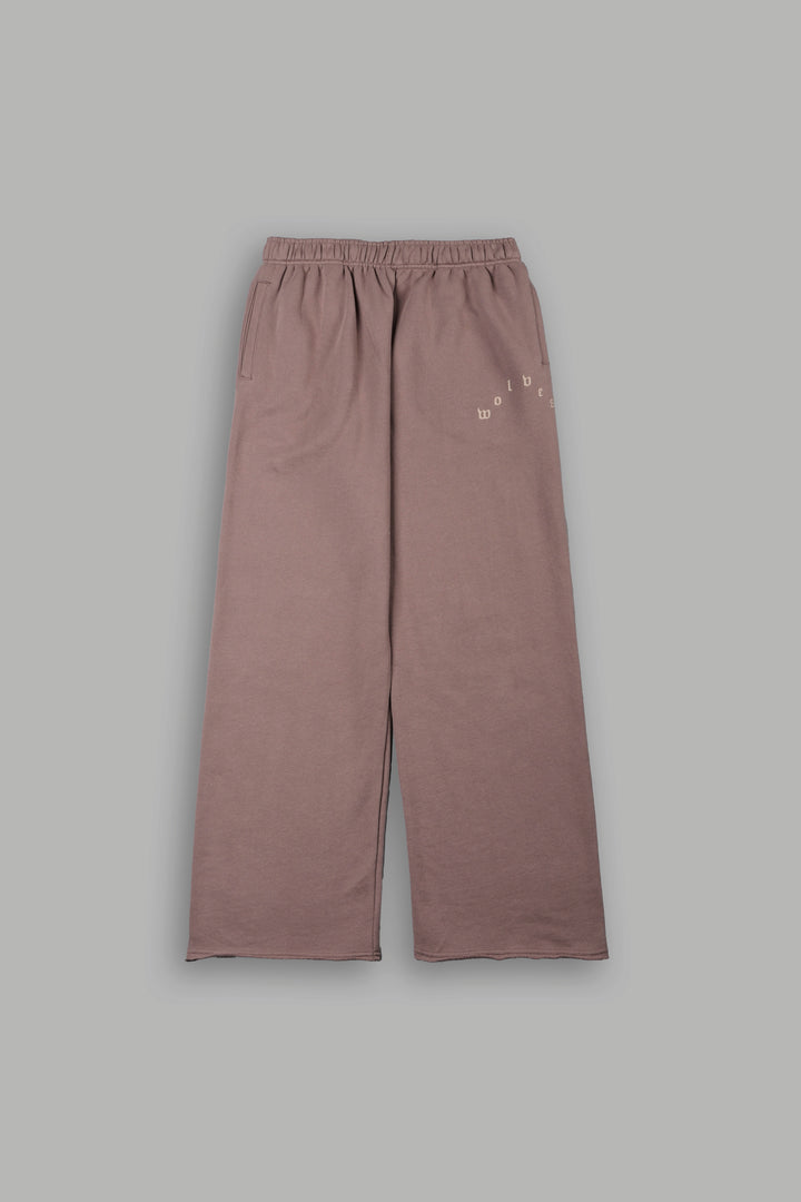She Wolf Pyramid Big Cozy Sweats In Mojave Brown