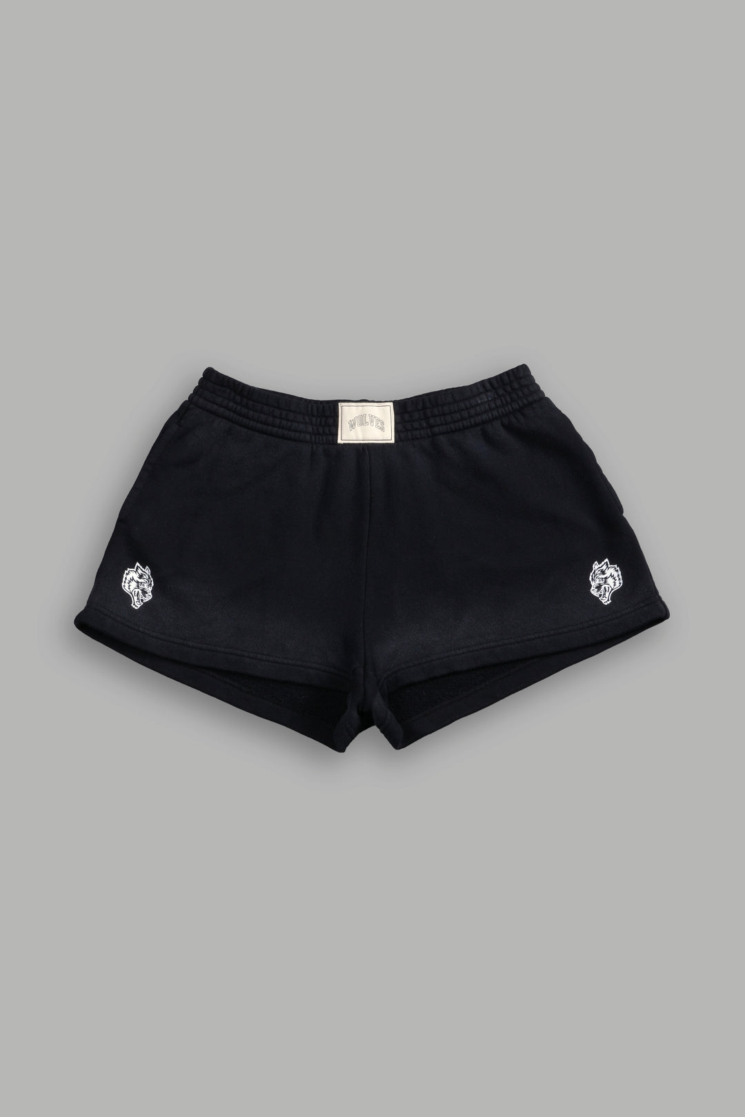 Darc Wandering Ellie Sweat Shorts in Black Drift Wash