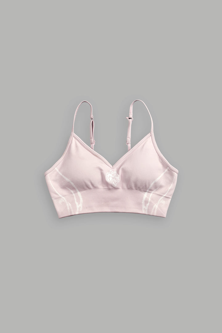 Iron Flames "Everson Seamless" Sports Bra in Blush Pink