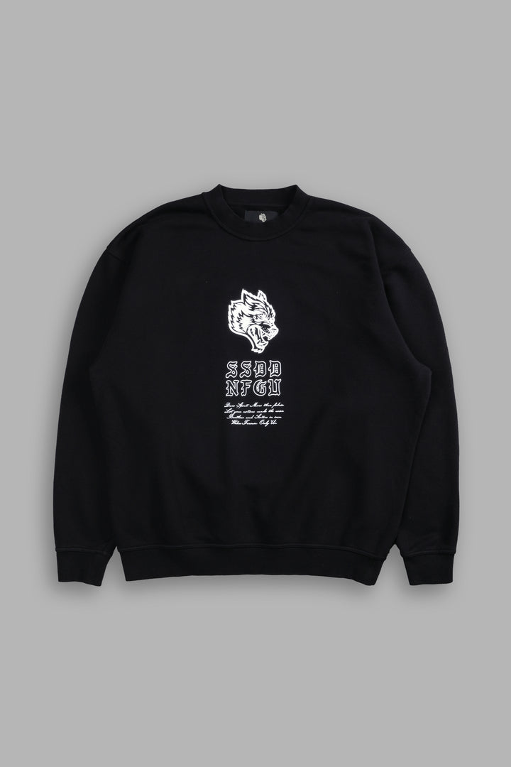 NFGU Mempo London Crewneck in Black