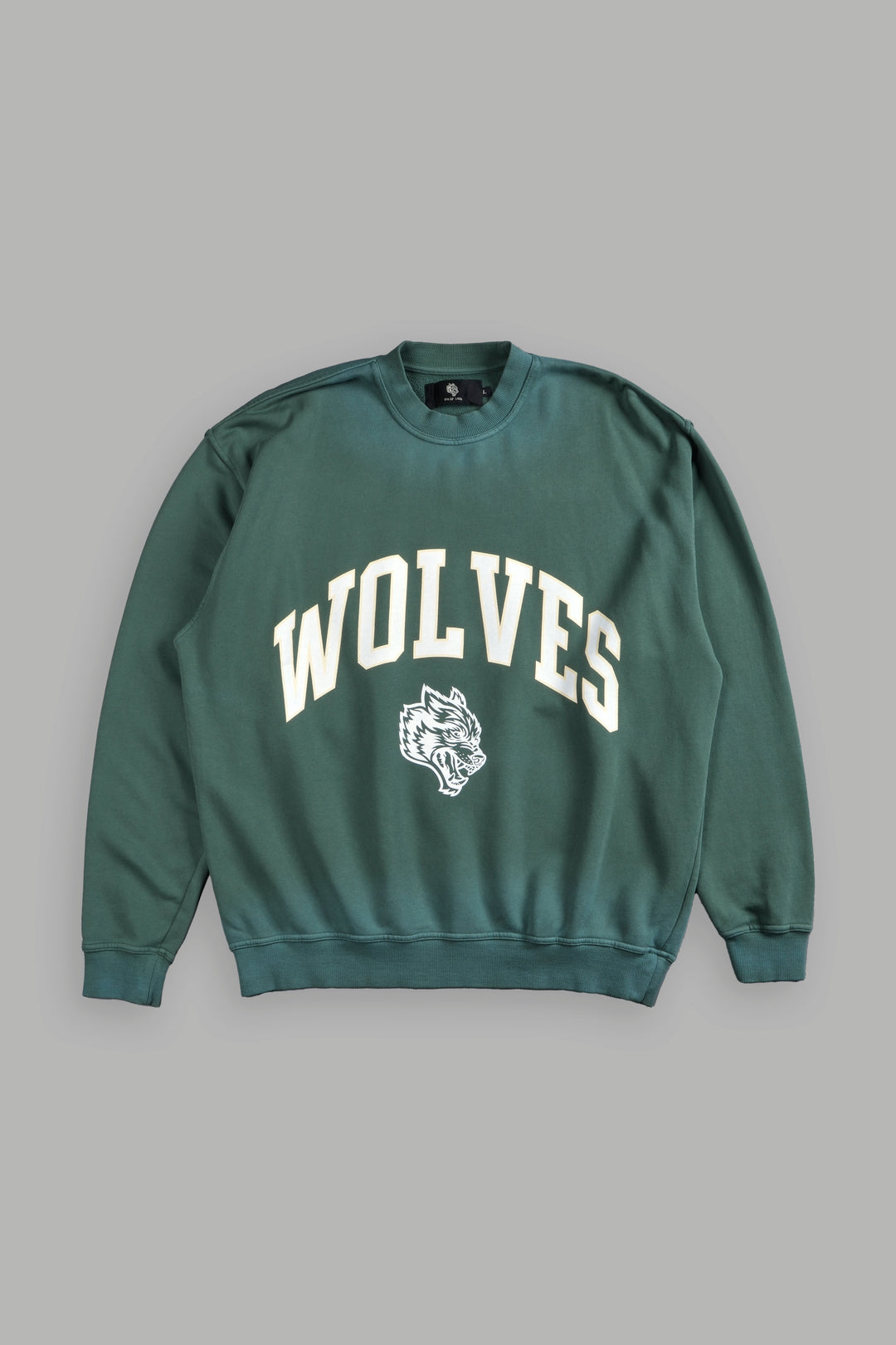 Loyalty London Unisex Crewneck in Hunter Green Driftwash