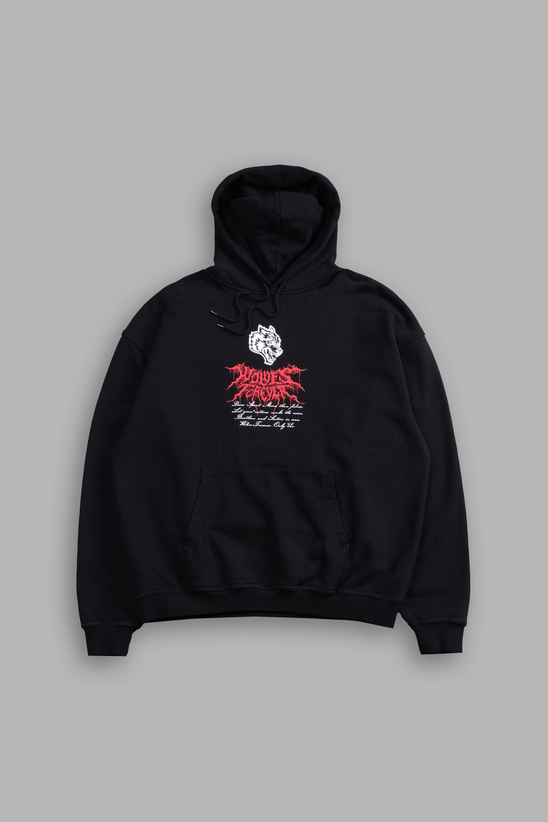Jack Hammer "Grunge" Hoodie in Black