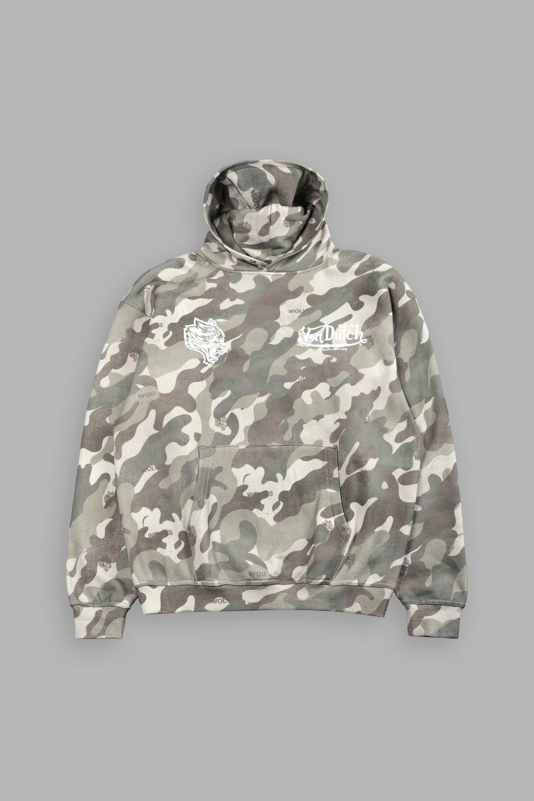 Von Wild Pierce Hoodie in Dsvd Green Camo