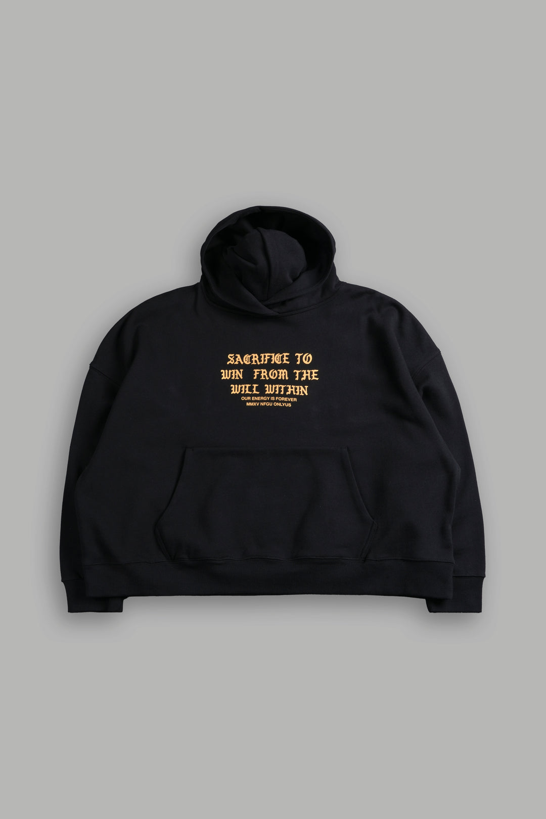 The Will Within Grunge "Gage Box Cut" Hoodie in Black