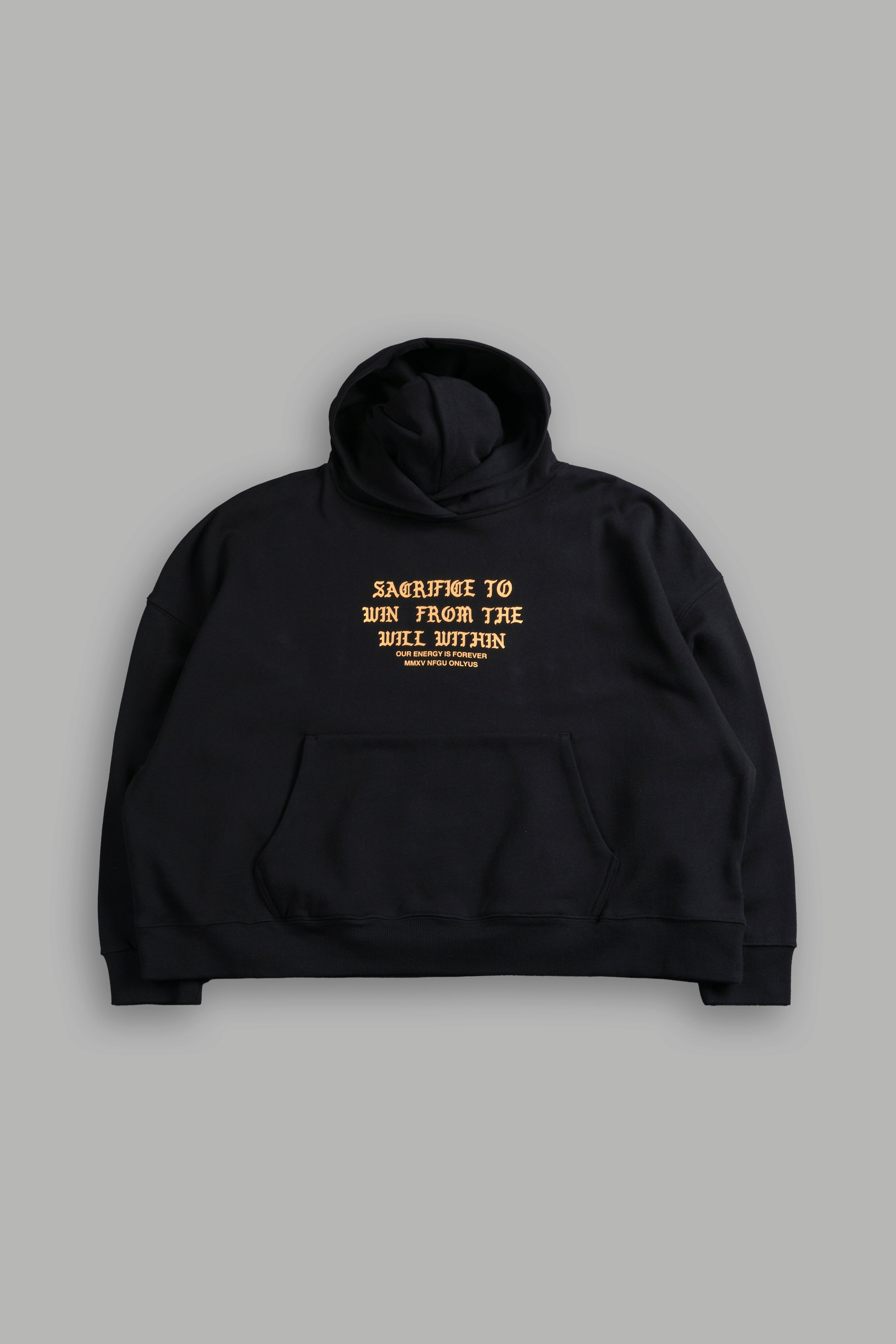 The Will Within Grunge "Gage Box Cut" Hoodie in Black