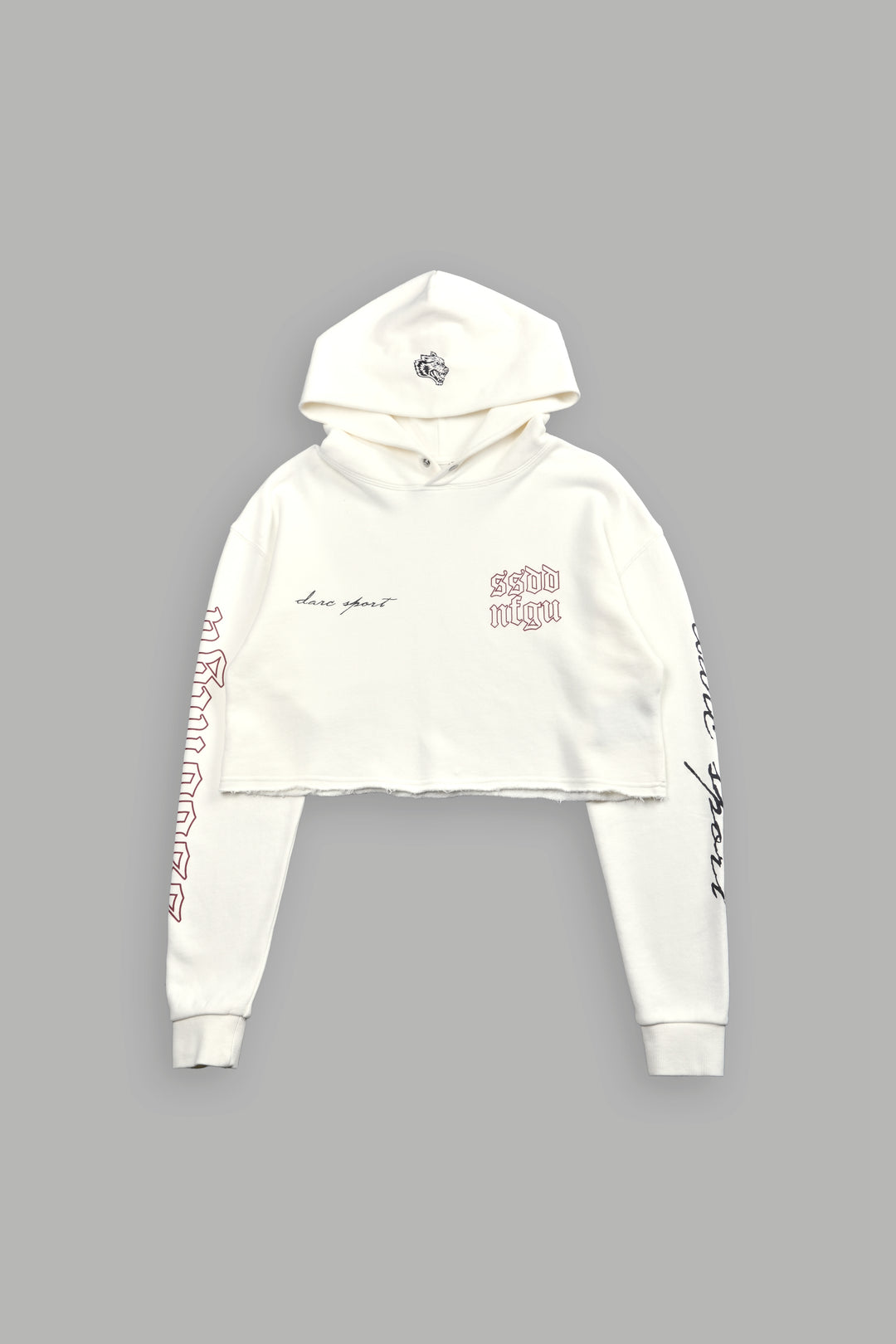 New Beginnings "Pierce" (Cropped) Hoodie in Cream