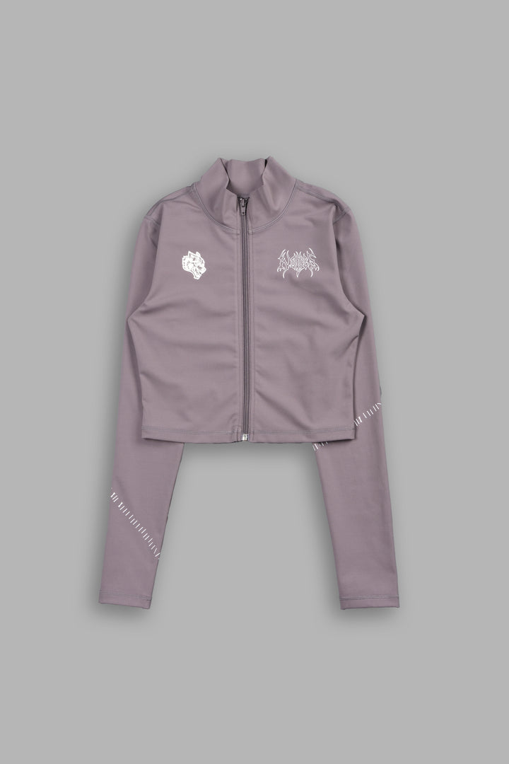 Repair Tana "Energy" Zip Mockneck in Nirvana Gray