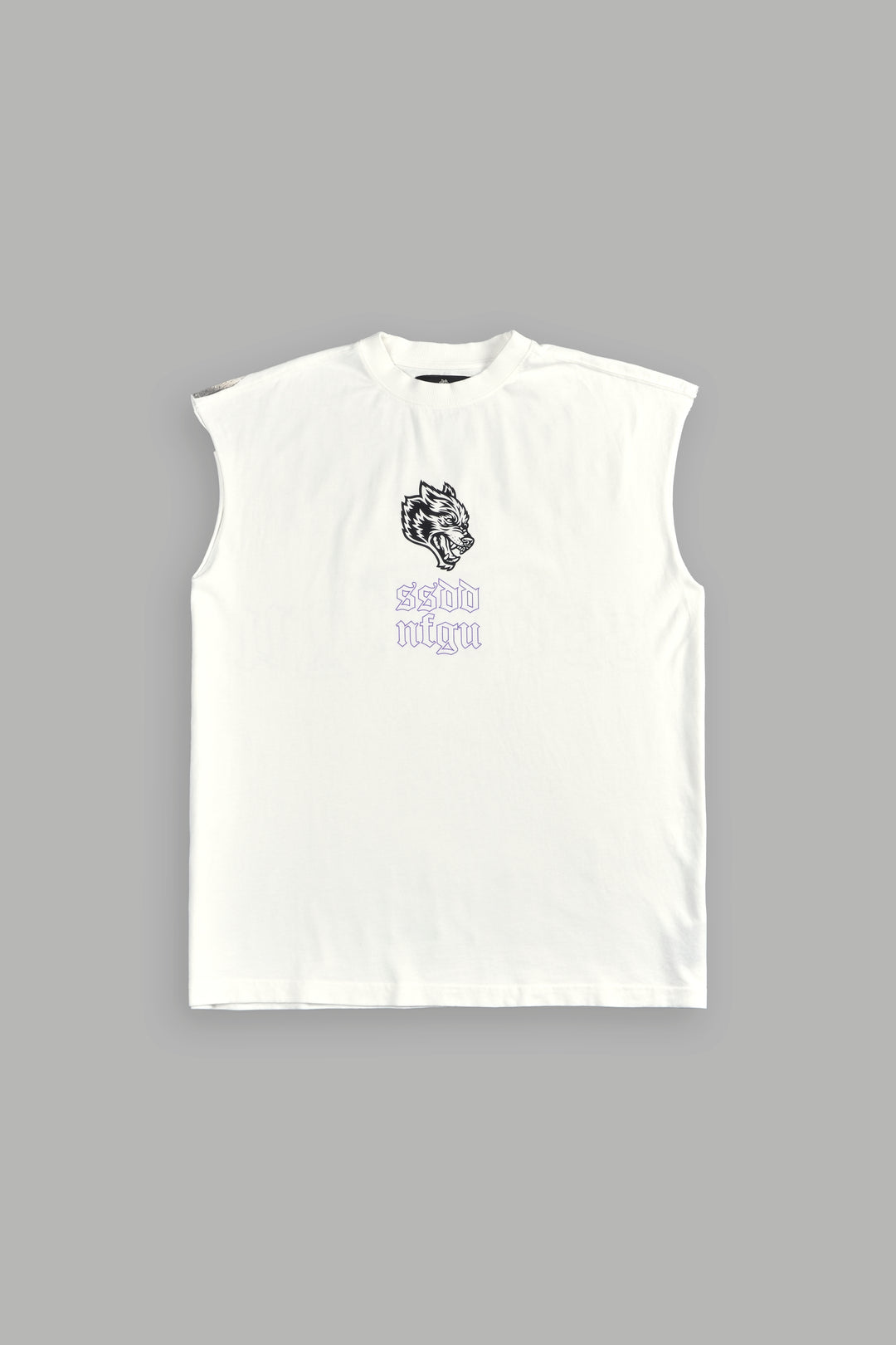 Nuestro Corazón"Premium" Muscle Tee in Cream