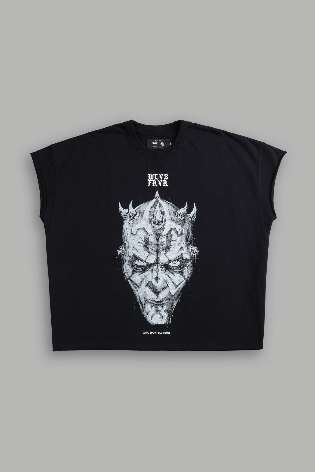 Dark Apprentice "Grunge" Cut Off Tee in Black