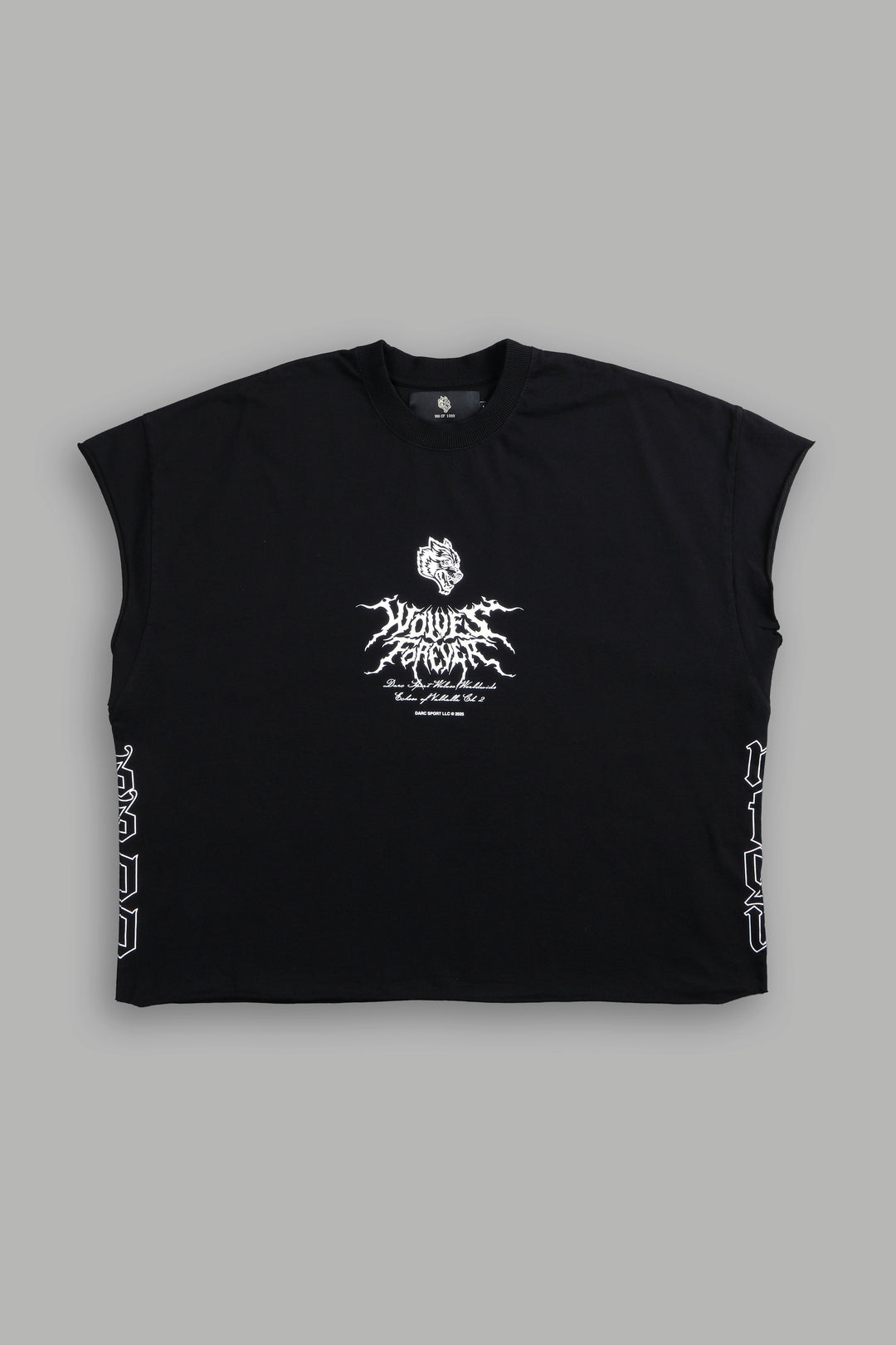 Darc Wings "Grunge" Cut Off Tee in Black