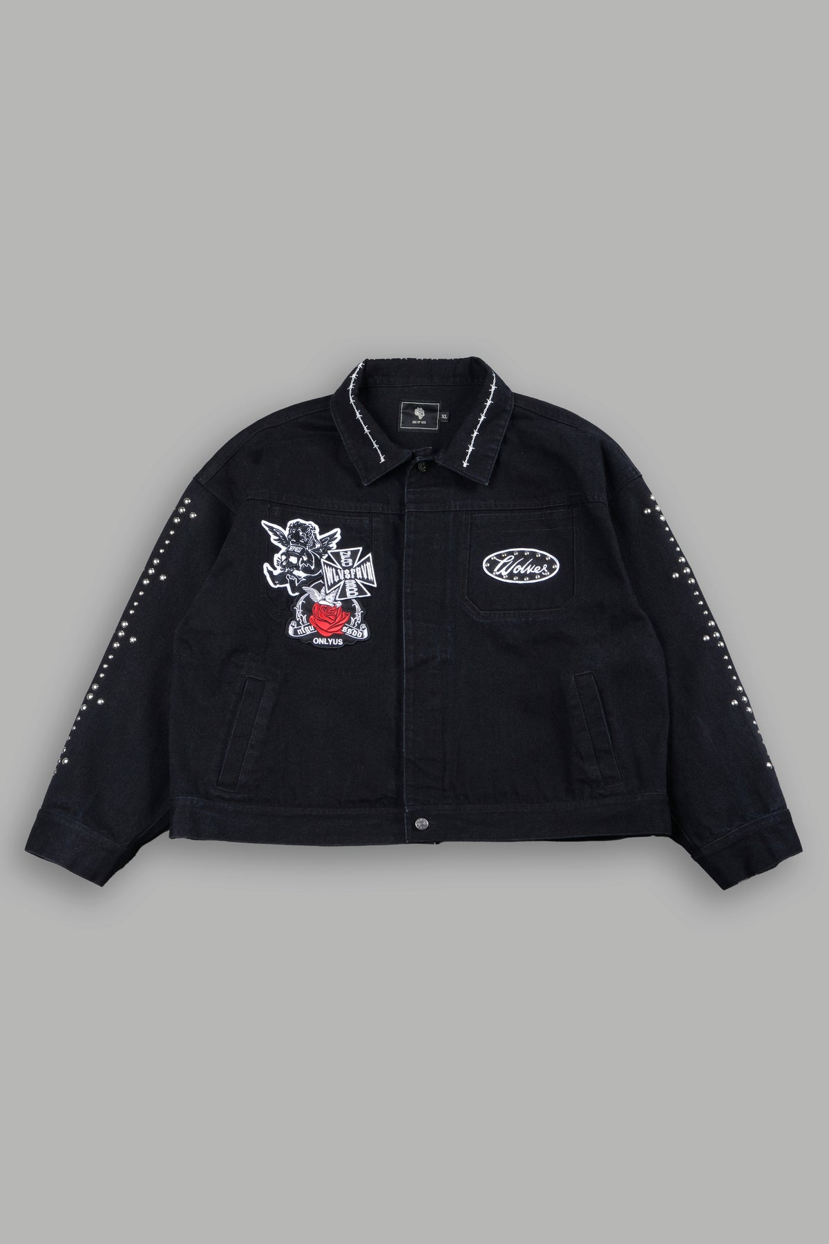 Wolves Heritage Jax Denim Jacket In Black