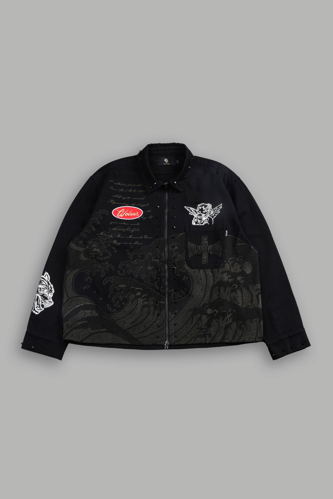 Great Wave Ls Vince Shirt in Black
