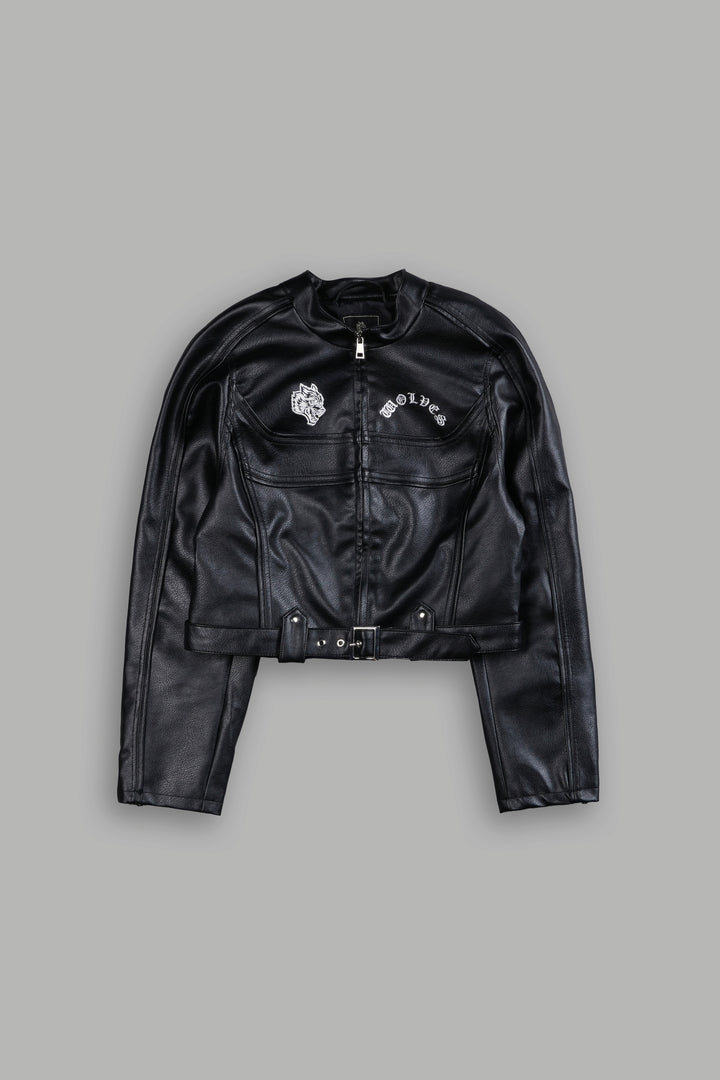 Wolf Chopper Finite Code Letty She Moto Jacket in Black