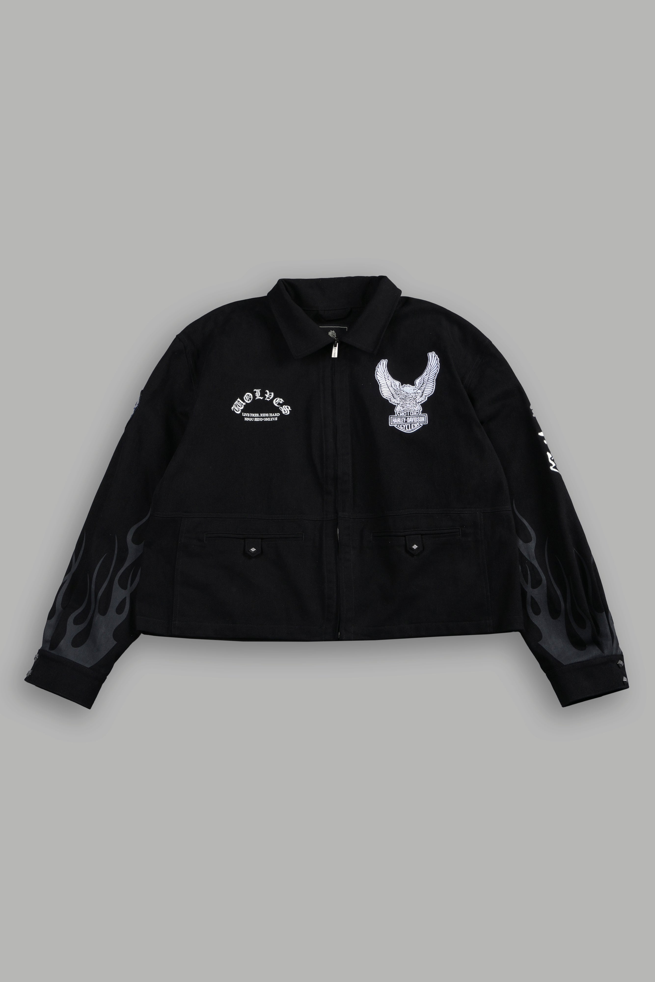 Shadow Ronin Redford Shirt Jacket in Black