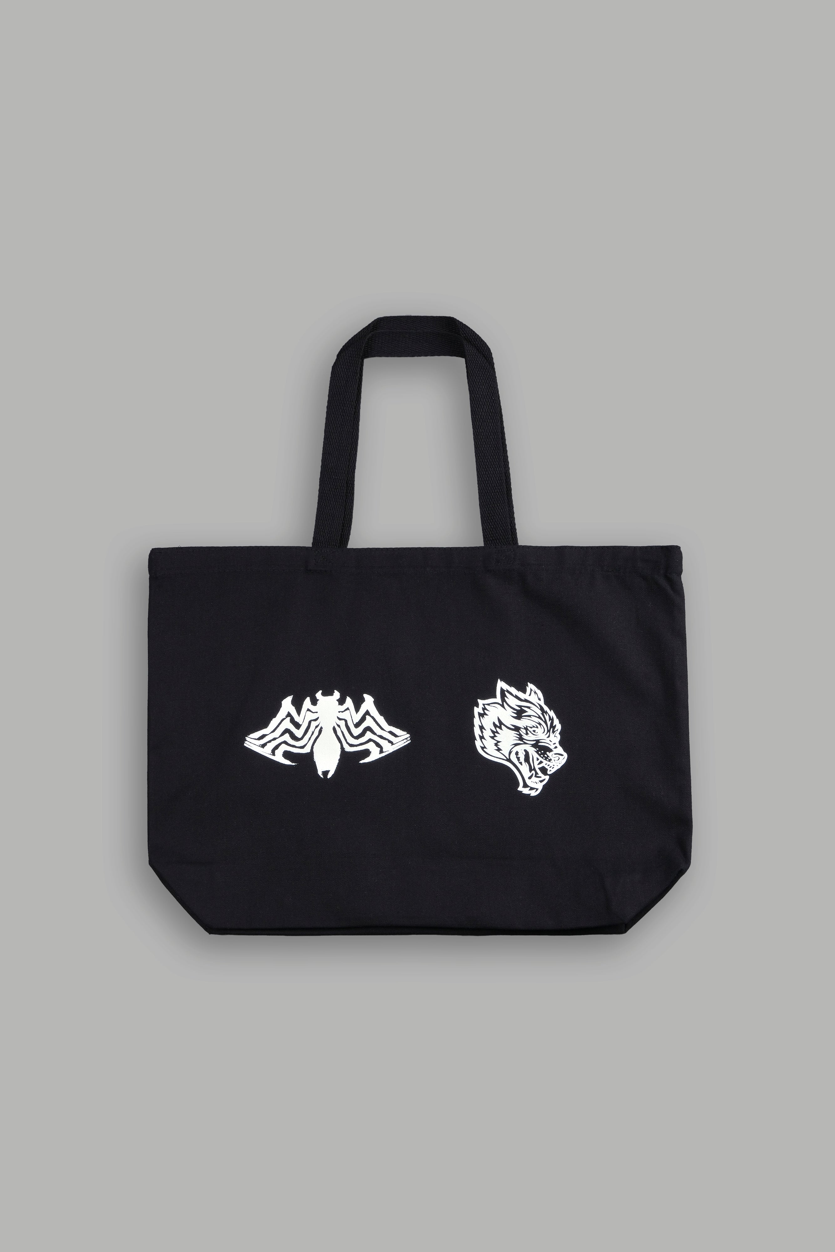 Venom Canvas Tote in Black