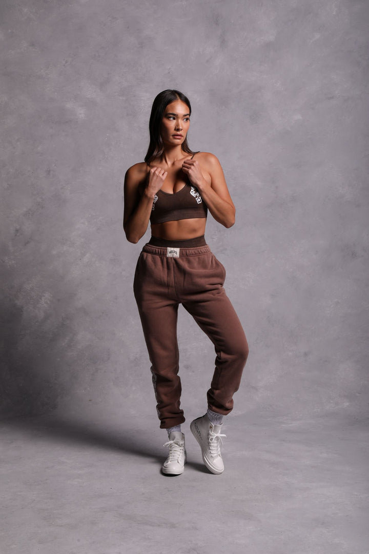 Covered She Post Lounge Sweats in Norse Brown