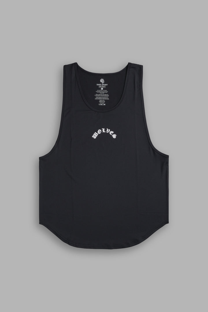 Chopper "Dry Wolf" (Drop) Tank in Black