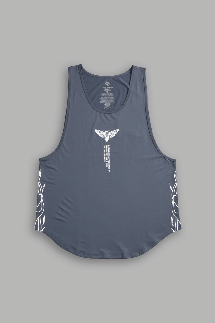 Moth From Above "Dry Wolf" (Drop) Tank in Wolf Gray