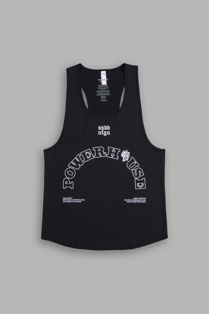 Powerhouse Wolves "Dry Wolf" (Mecca) Tank in Black