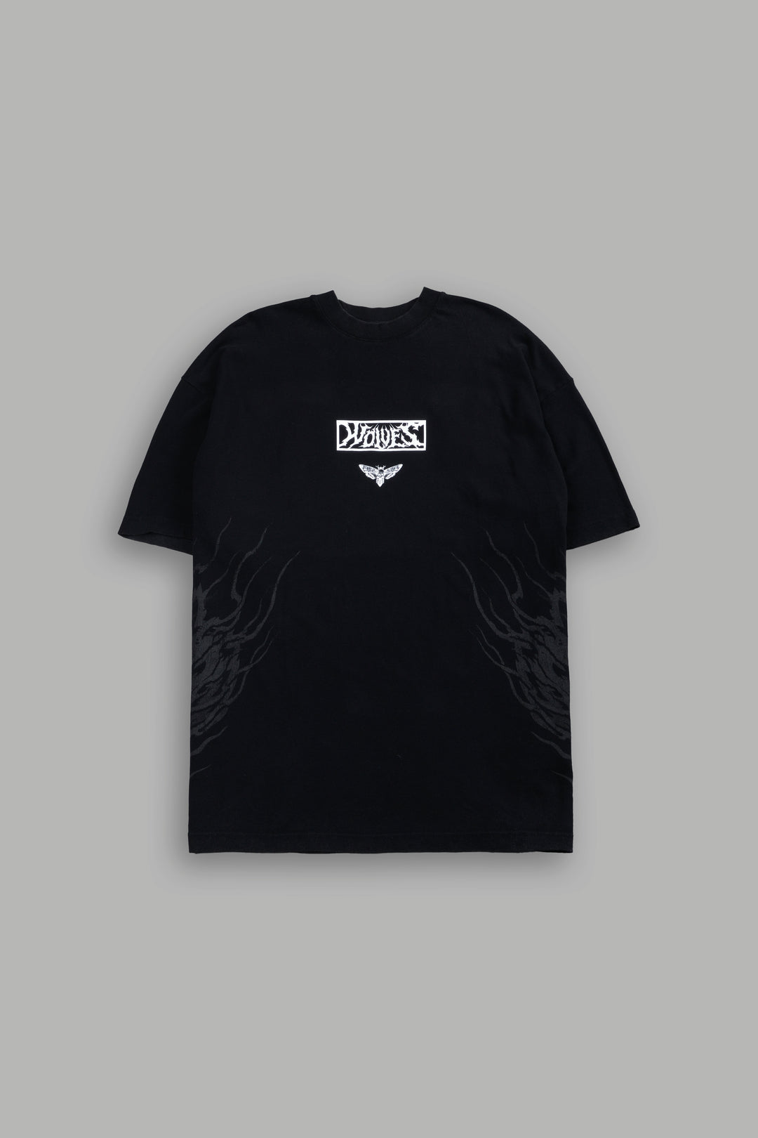 Death's-Head Premium Oversized Tee in Black