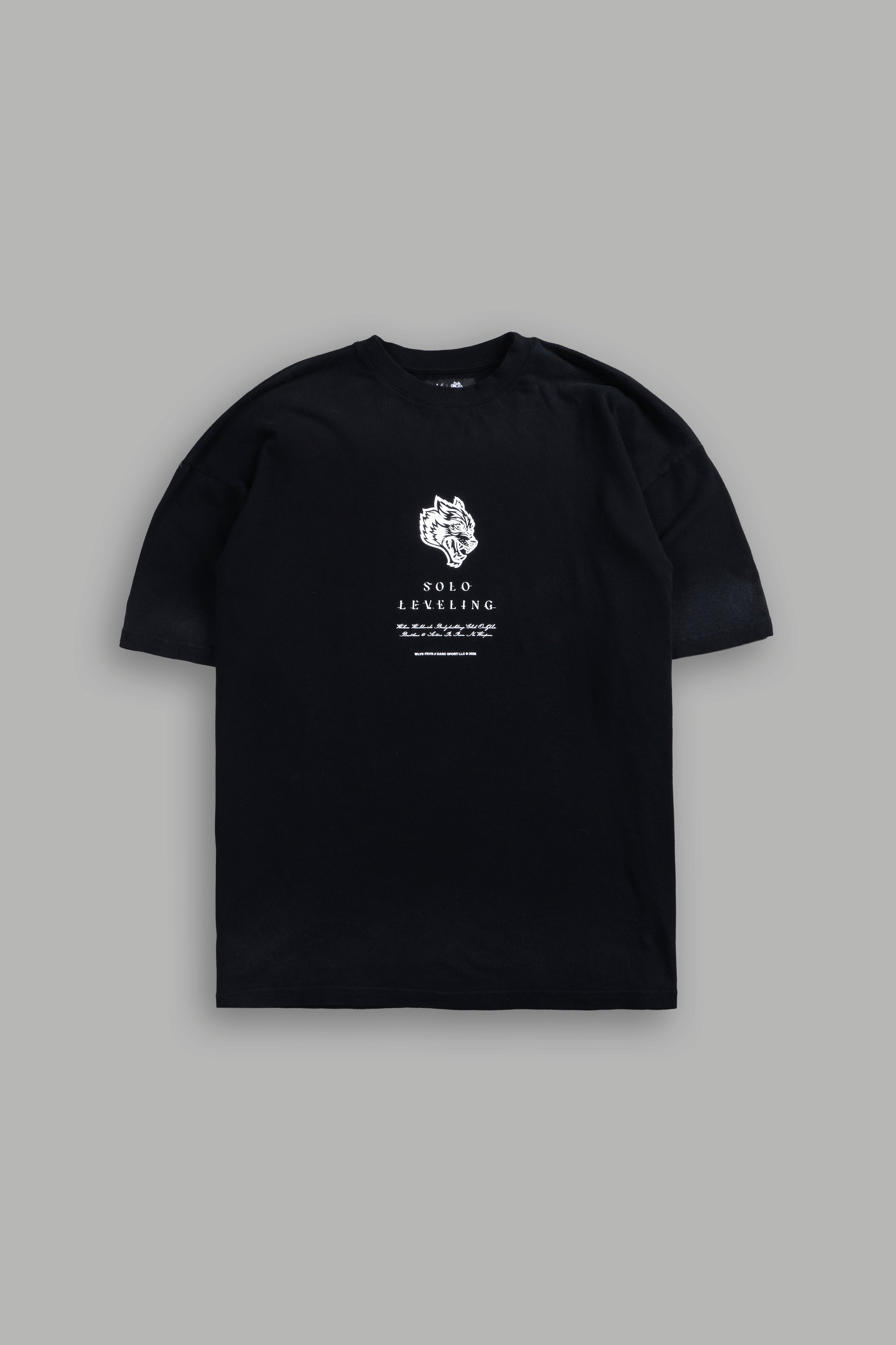 Celestial Knight Premium Oversized Tee in Black